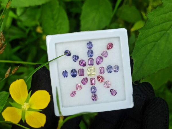 Ceylon Natural Sapphire Faceted Stone Collection