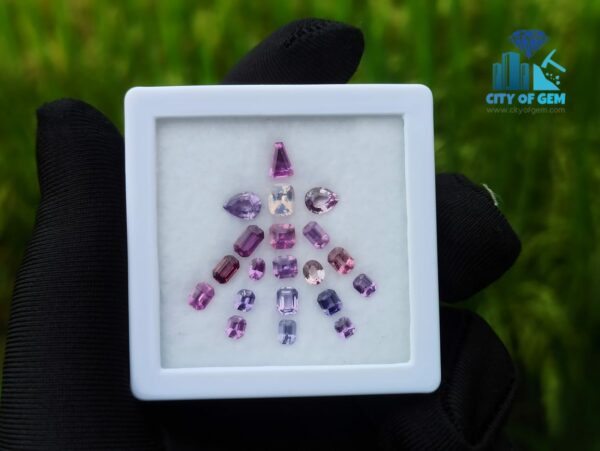 Ceylon Natural Sapphire Faceted Stone Collection