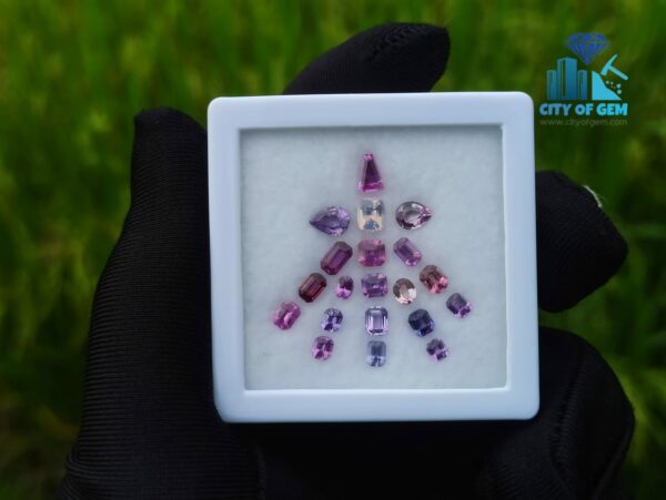 Ceylon Natural Sapphire Faceted Stone Collection