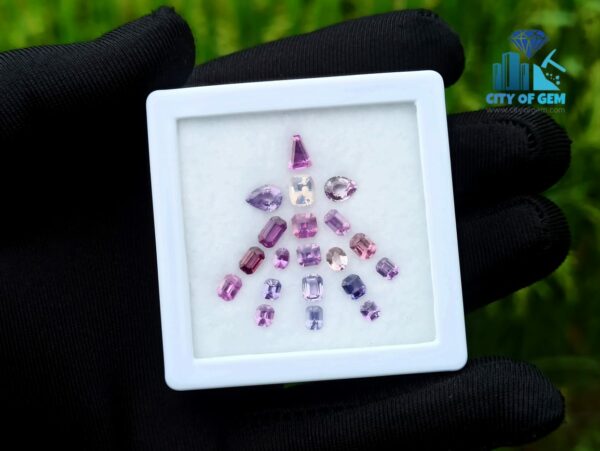 Ceylon Natural Sapphire Faceted Stone Collection