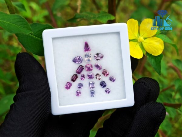 Ceylon Natural Sapphire Faceted Stone Collection