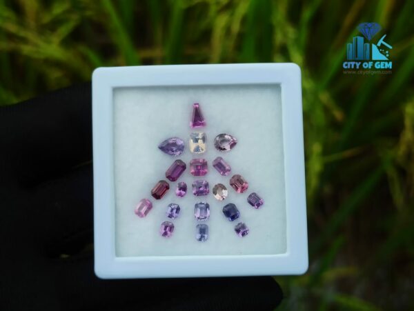 Ceylon Natural Sapphire Faceted Stone Collection