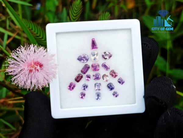 Ceylon Natural Sapphire Faceted Stone Collection