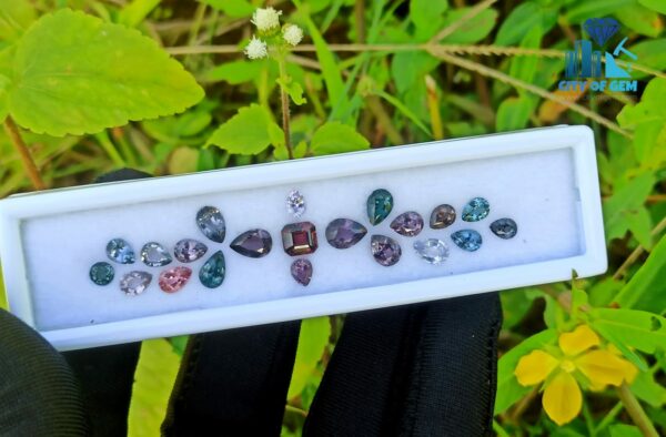Natural Spinel Faceted Stones Collection From City Of Gem Collection