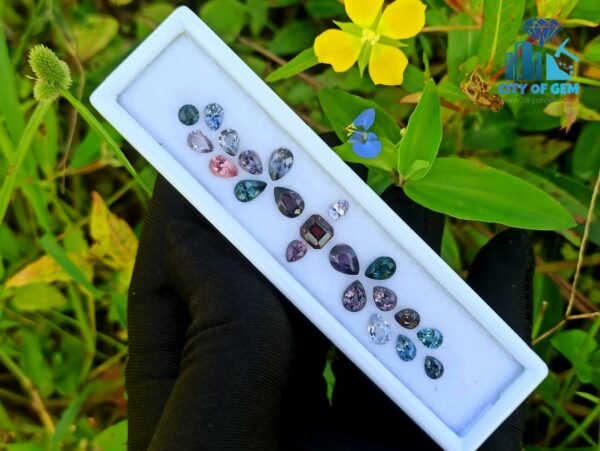 Natural Spinel Faceted Stones Collection From City Of Gem Collection