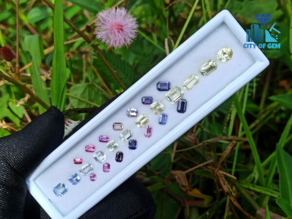 Ceylon Natural Sapphire Faceted Stone Collection