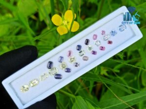 Ceylon Natural Sapphire Faceted Stone Collection