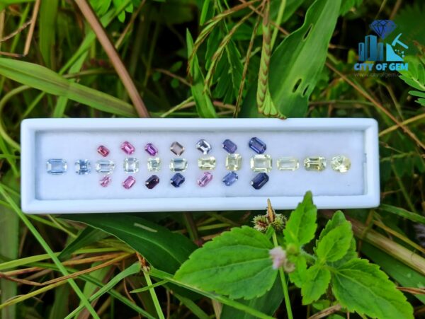 Ceylon Natural Sapphire Faceted Stone Collection