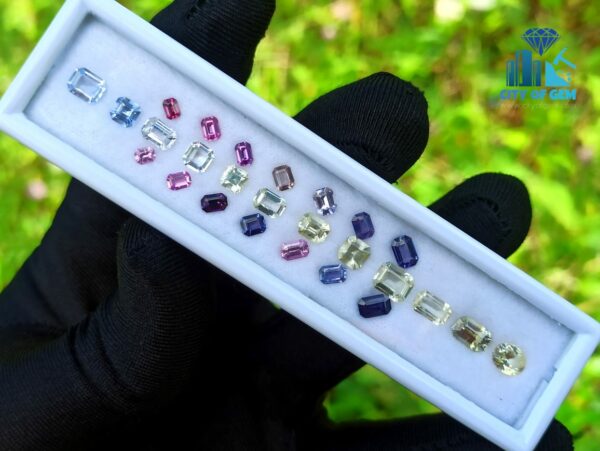 Ceylon Natural Sapphire Faceted Stone Collection