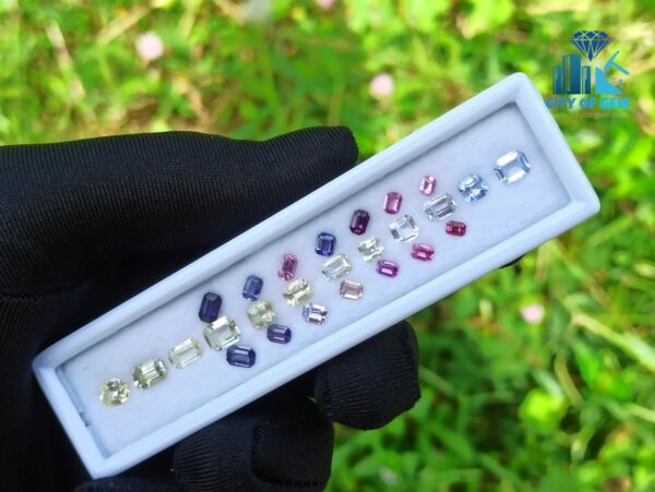 Ceylon Natural Sapphire Faceted Stone Collection