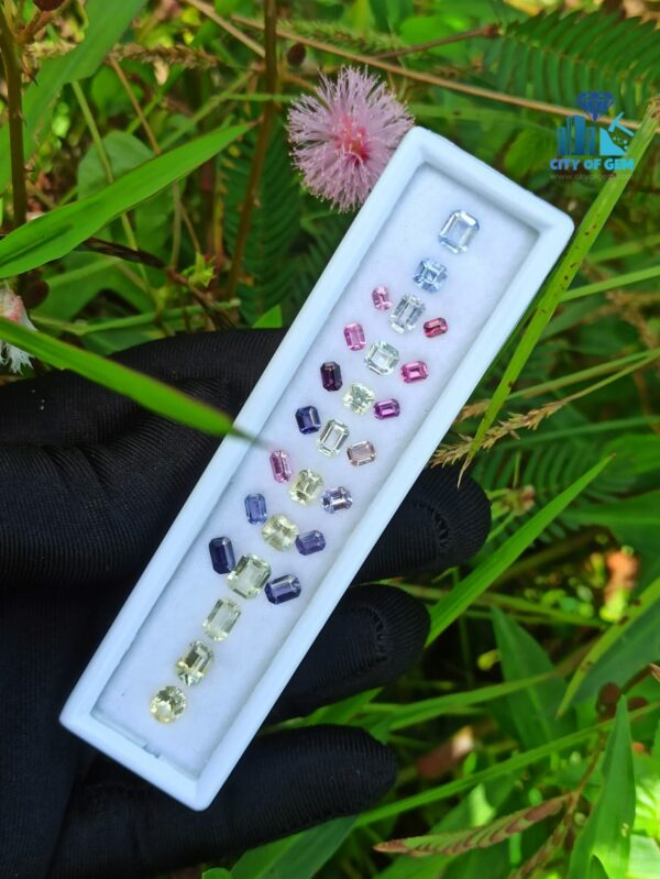 Ceylon Natural Sapphire Faceted Stone Collection