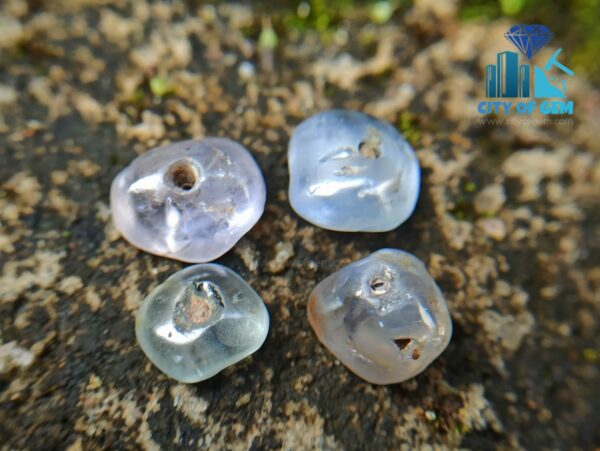 Ancient Natural Sapphire Mukkaru Bead - city of gem ratnapura (1)