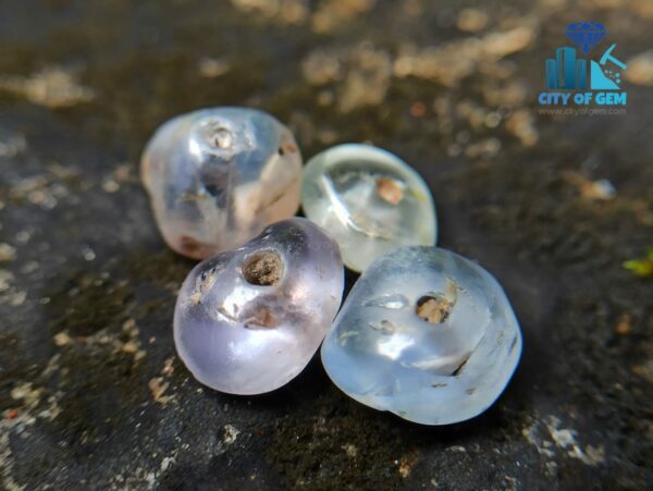 Ancient Natural Sapphire Mukkaru Bead - city of gem ratnapura (1)