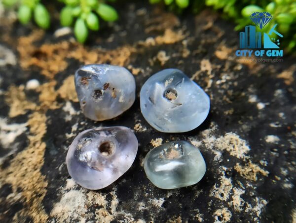 Ancient Natural Sapphire Mukkaru Bead - city of gem ratnapura (1)