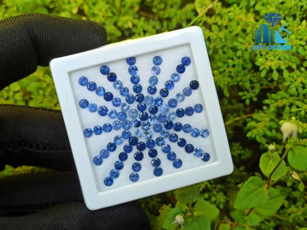 Blue Sapphire Calibrated Round Collection