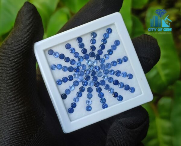 Blue Sapphire Calibrated Round Collection