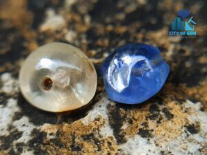 Ancient Natural Blue Sapphire & White Sapphire Mukkaru Beads From Sri Lanka – History Of Gem Industry