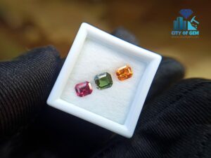 Orange Garnet, Zircon & Spinel Faceted - city of gem ratnapura (1)