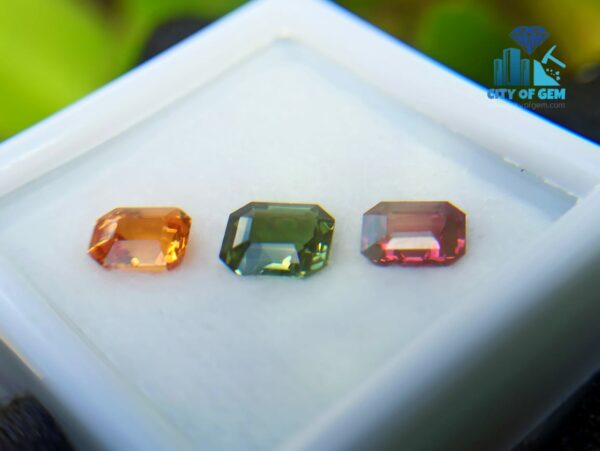Orange Garnet, Zircon & Spinel Faceted - city of gem ratnapura (1)