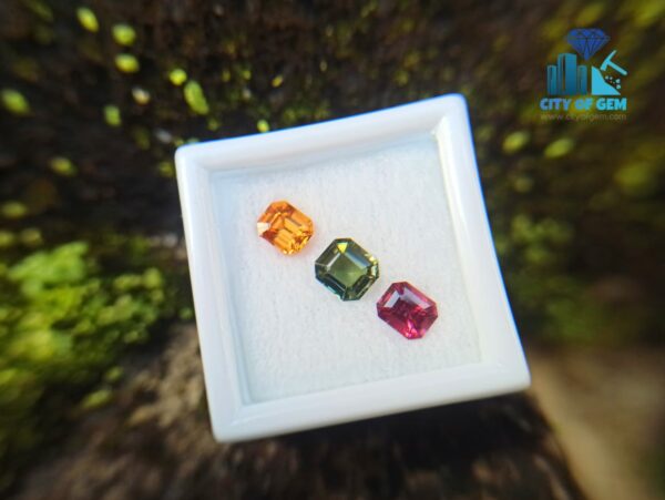 Orange Garnet, Zircon & Spinel Faceted - city of gem ratnapura (1)