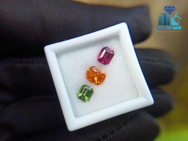 Spessartite Garnet, Zircon & Rhodolite Garnet - city of gem ratnapura (1)