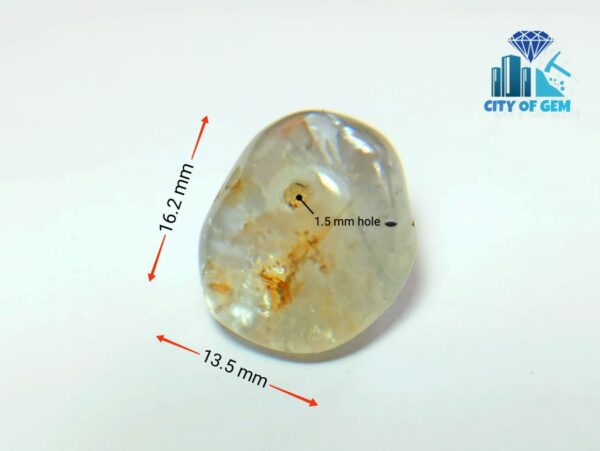 Unveiling The Mystique: Ancient Natural White Sapphire Mukkaru Bead
