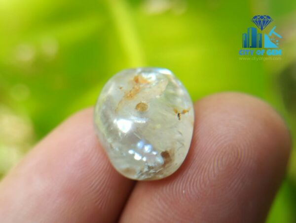Unveiling The Mystique: Ancient Natural White Sapphire Mukkaru Bead