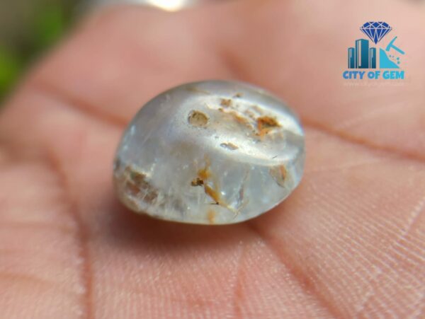Unveiling The Mystique: Ancient Natural White Sapphire Mukkaru Bead