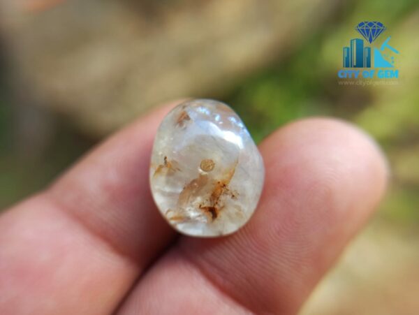 Unveiling The Mystique: Ancient Natural White Sapphire Mukkaru Bead