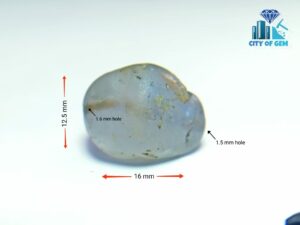 Ancient Natural Sapphire Large Mukkaru Bead: A Glimpse Into Sri Lanka’s Rich Gemstone History”