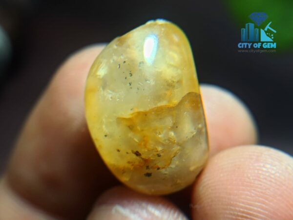 Ancient Natural Sapphire Large Mukkaru Bead From A Place Where Mukkaru Poeple Lived In Sri Lanka