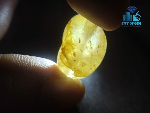 Ancient Natural Sapphire Large Mukkaru Bead From A Place Where Mukkaru Poeple Lived In Sri Lanka