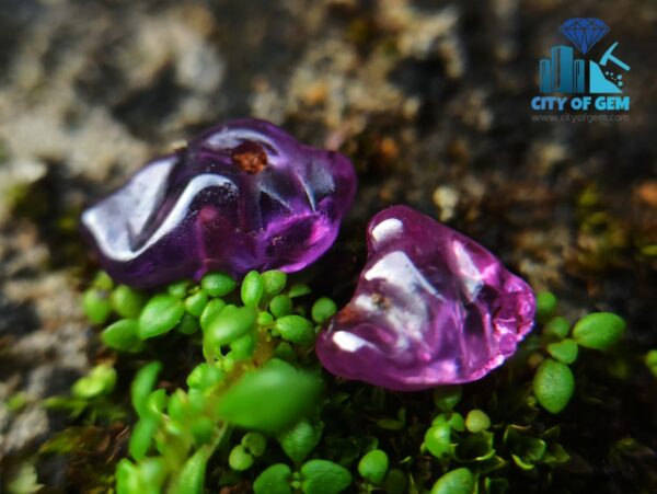 Ancient Natural Pink Sapphire, Purple Sapphire & White Sapphire Mukkaru Beads From Sri Lanka With Very Special Carving – History Of Gem Industry