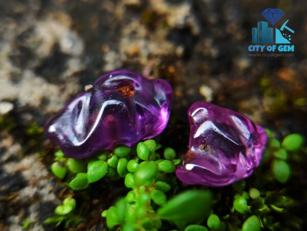 Ancient Natural Pink Sapphire, Purple Sapphire & White Sapphire Mukkaru Beads From Sri Lanka With Very Special Carving – History Of Gem Industry