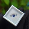 Ceylon Blue Sapphire & White Sapphires Gemstones For Jewelry Design