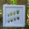 Natural Green Zircon Trilliant & Pear Shape Collection For Jewelry Design
