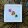 Natural Orange Zircon, Green Zircon & Rhdolite Garnet Gemstones For Jewelry Design