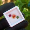 Natural Orange Zircon, Green Zircon & Rhdolite Garnet Gemstones For Jewelry Design