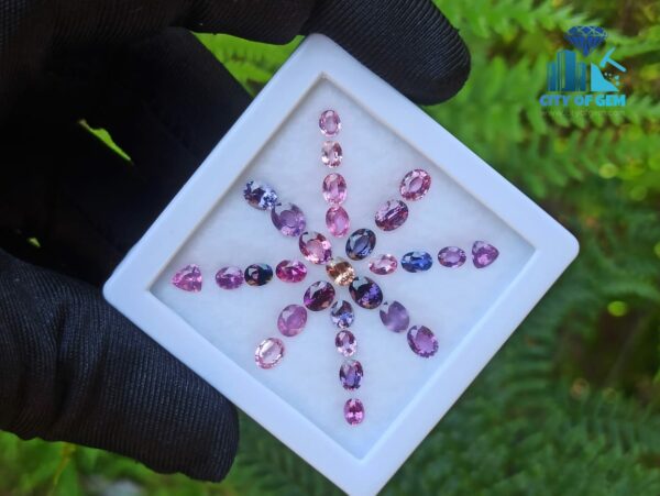 Ceylon Natural Sapphire Faceted Stones collection