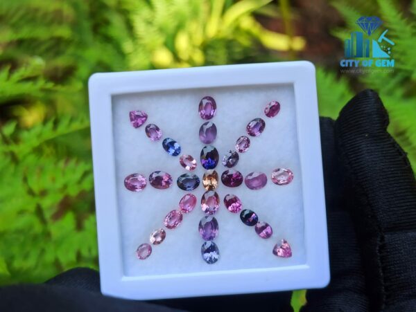 Ceylon Natural Sapphire Faceted Stones collection