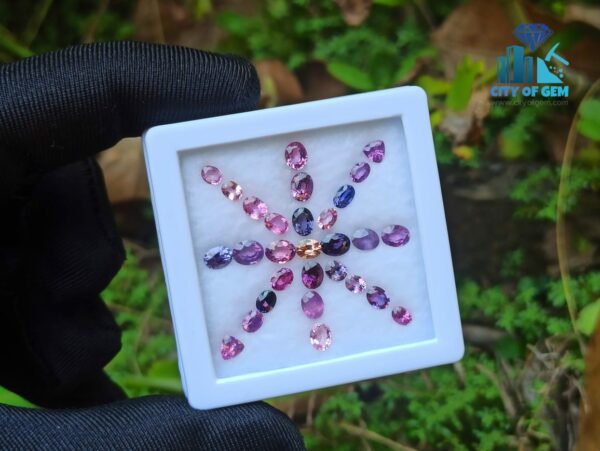 Ceylon Natural Sapphire Faceted Stones collection