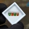 Natural Green Zircon & Orange Zircon Gemstones For Jewelry Design