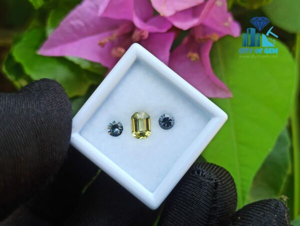 Natural Chrysoberyl & Gray Spinel Gemstones For Jewelry Design