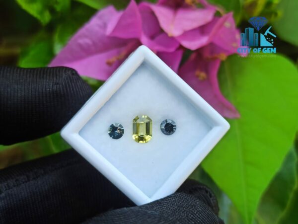 Natural Chrysoberyl & Gray Spinel Gemstones For Jewelry Design