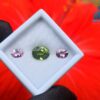 Ceylon Natural Green Zircon & Pink Sapphires Gemstones For Jewelry Design