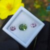 Ceylon Natural Green Zircon & Pink Sapphires Gemstones For Jewelry Design