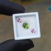 Ceylon Natural Green Zircon & Pink Sapphires Gemstones For Jewelry Design