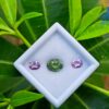 Ceylon Natural Green Zircon & Pink Sapphires Gemstones For Jewelry Design