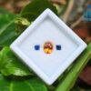 Natural Spessartite Garnet & Ceylon Blue Sapphire Gemstones For Jewelry Design