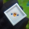 Natural Spessartite Garnet & Ceylon Blue Sapphire Gemstones For Jewelry Design